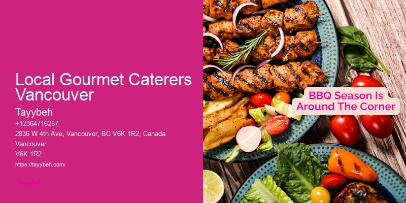 Local Gourmet Caterers Vancouver Full-Service Event Catering
