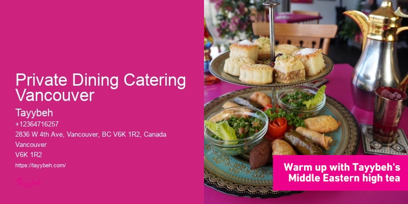 Private Dining Catering Vancouver