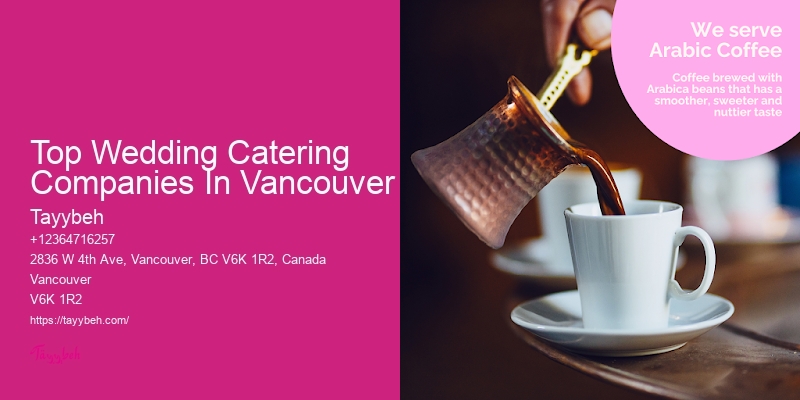 Top Wedding Catering Companies In Vancouver Catering For Exclusive Events
