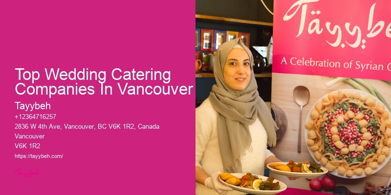 Top Wedding Catering Companies In Vancouver Banquet Catering Services