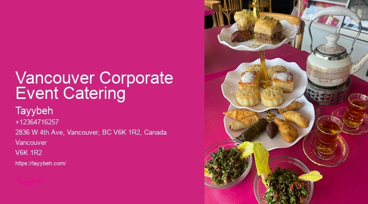 Top-Rated Caterers For Events Vancouver Corporate Event Catering
