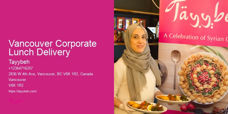 Party Catering Packages Vancouver Corporate Lunch Delivery