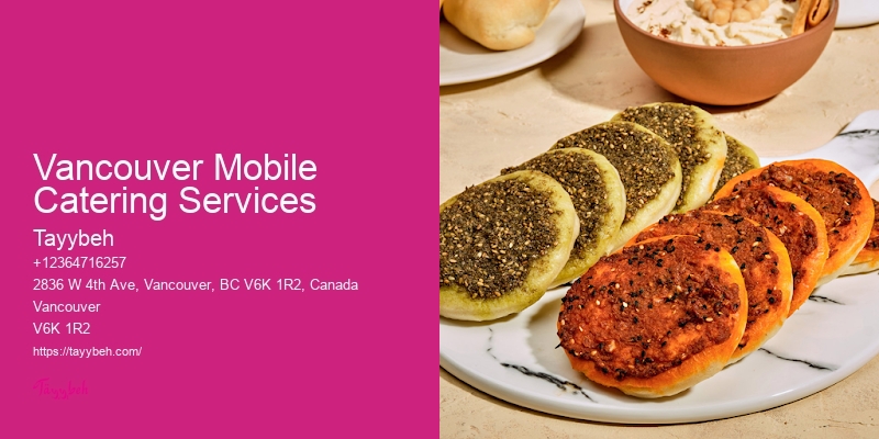 Top Personalized Catering Companies Vancouver Mobile Catering Services