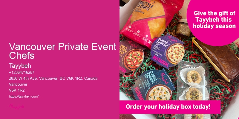 Vancouver Private Event Chefs