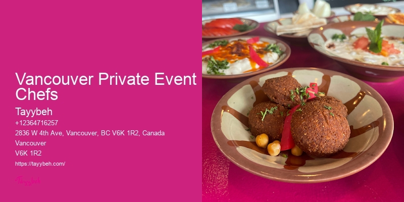 Personalized Catering For Weddings Vancouver Private Event Chefs