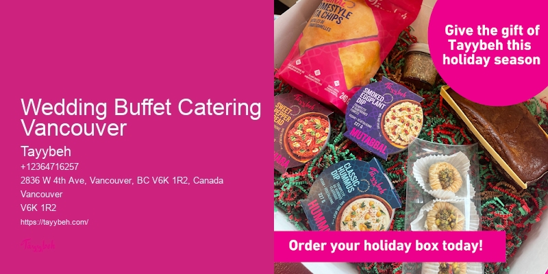 Wedding Buffet Catering Vancouver