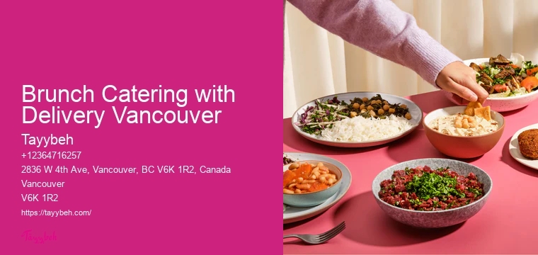 Top Office Catering Companies Brunch Catering with Delivery Vancouver