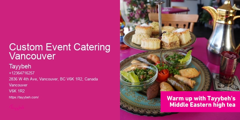 Custom Event Catering Vancouver Office Party Catering