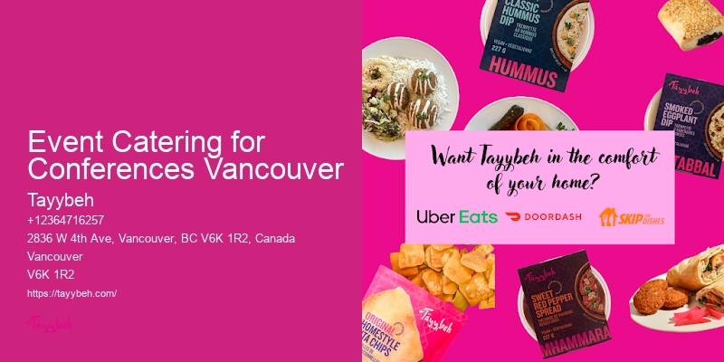 Buffet Catering Services Event Catering for Conferences Vancouver