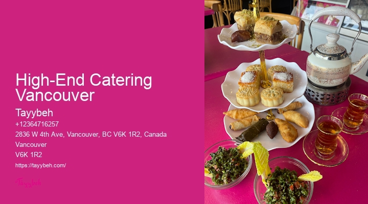 High-End Catering Vancouver Gluten-Free Catering