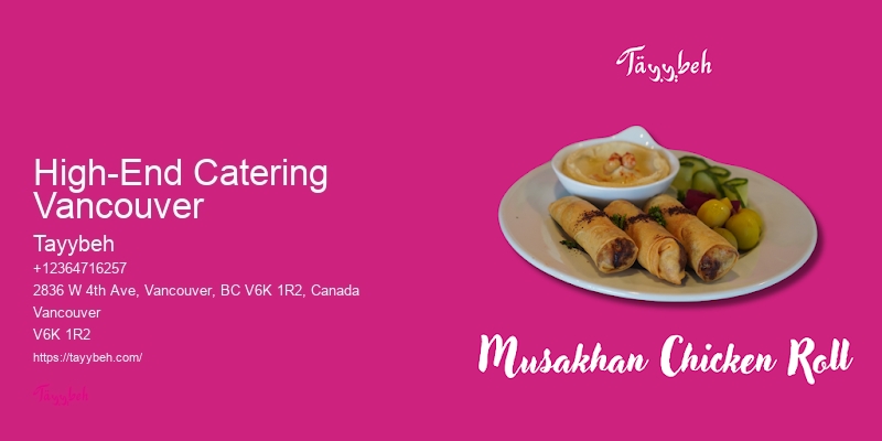 High-End Catering Vancouver Upscale Event Catering