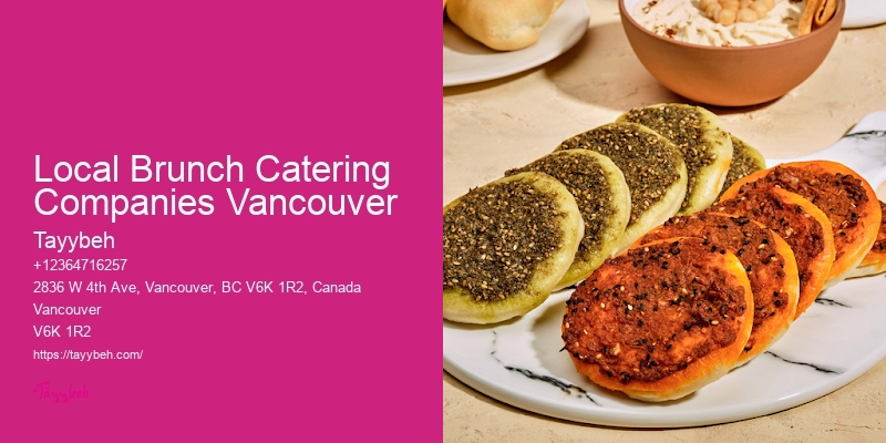 Buffet Catering Delivery Local Brunch Catering Companies Vancouver