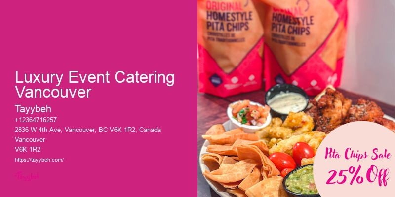 Gourmet Canapés Catering Luxury Event Catering Vancouver