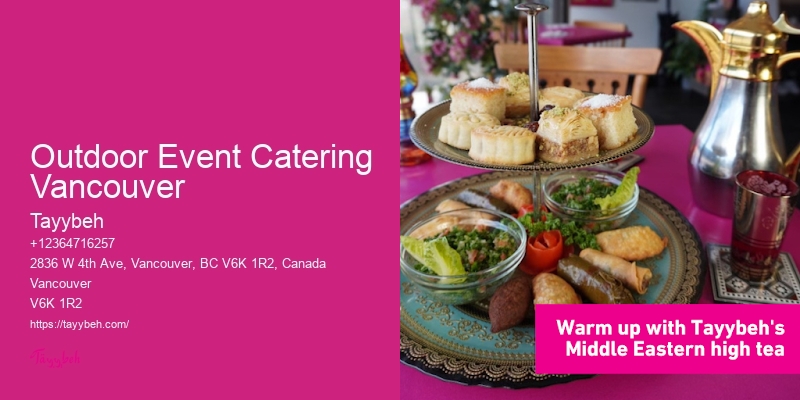 Affordable Catering Outdoor Event Catering Vancouver