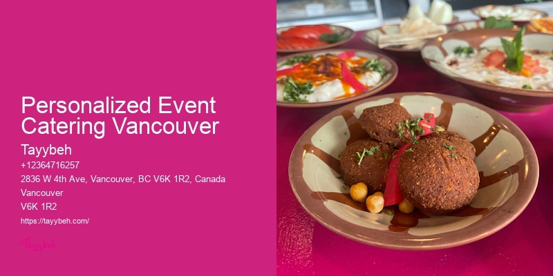 Top Personalized Event Catering Vancouver Caterers