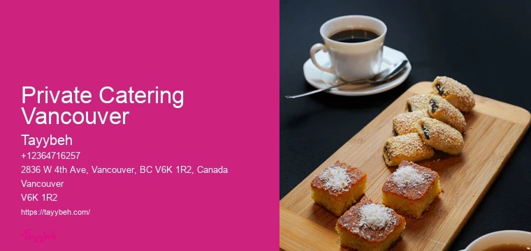 Gourmet Buffet Catering Private Catering Vancouver