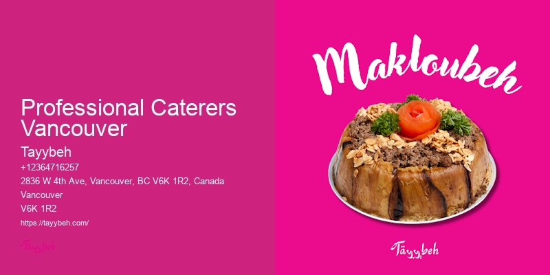Affordable Corporate Lunch Catering Professional Caterers Vancouver