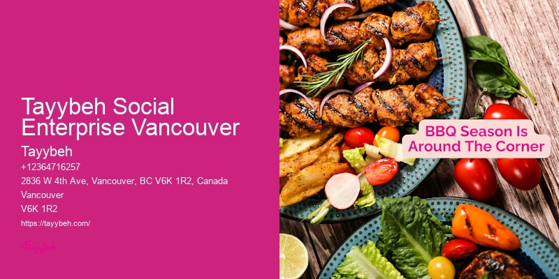 Wedding Catering For Small Weddings Tayybeh Social Enterprise Vancouver