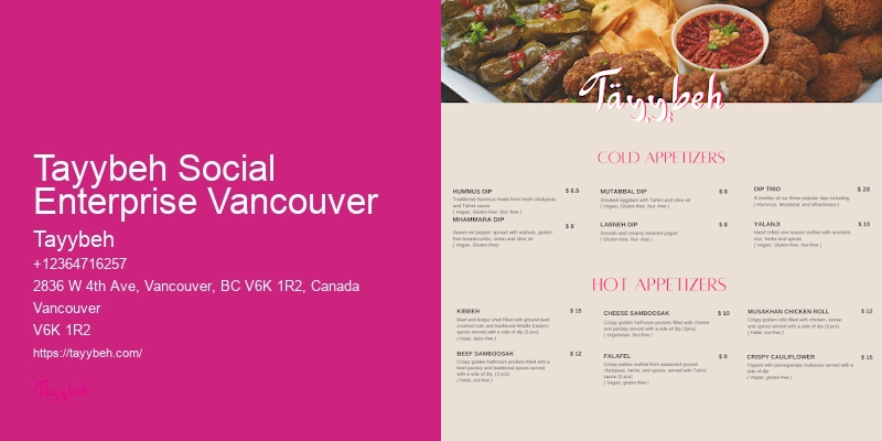 Premium Halal Catering Tayybeh Social Enterprise Vancouver