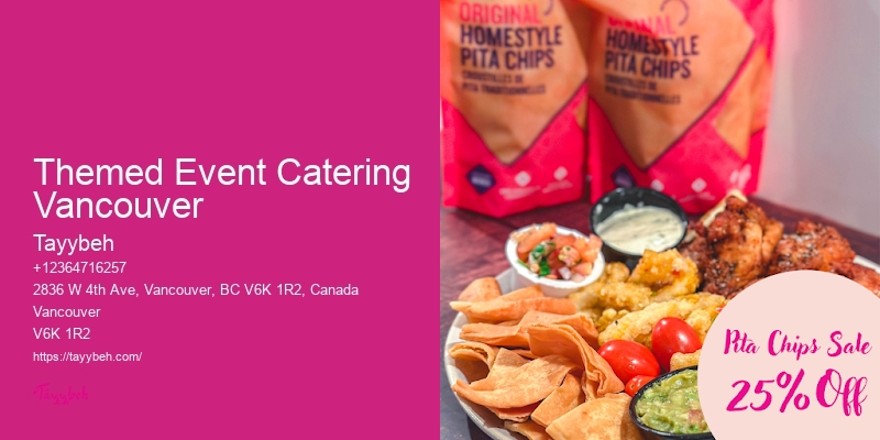 Authentic Syrian Food Themed Event Catering Vancouver