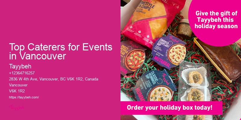 Vegan Office Catering Top Caterers for Events in Vancouver