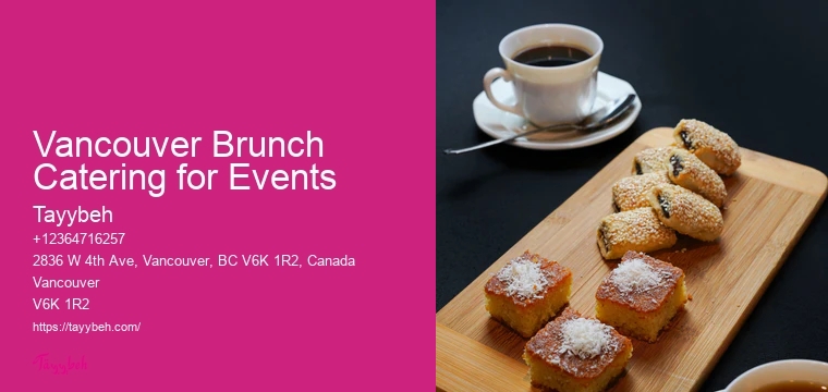 Eco-Friendly Catering Vancouver Brunch Catering for Events