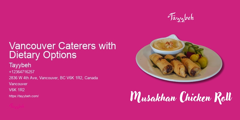 Best Brunch Catering Vancouver Caterers with Dietary Options