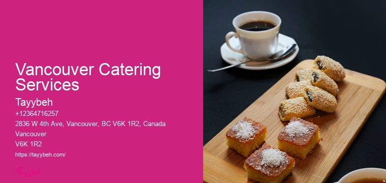 Custom Halal Menus Vancouver Catering Services