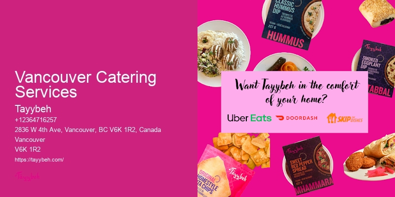 Taste Testing For Wedding Catering Vancouver Catering Services