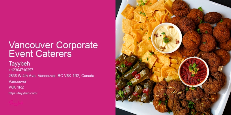 Halal Corporate Catering Vancouver Corporate Event Caterers