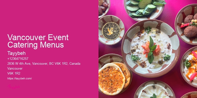 Best Lunch Catering Vancouver Event Catering Menus