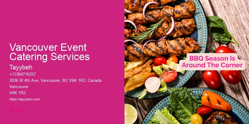 Vancouver Event Catering Services Catering For Corporate Events