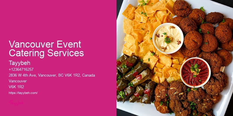 Caterers For Conferences Vancouver Event Catering Services