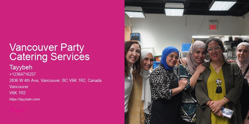Vancouver Party Catering Services