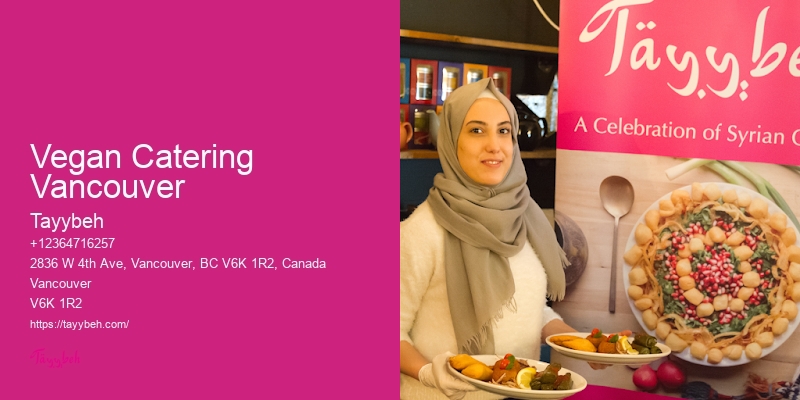 Organic Wedding Catering Vegan Catering Vancouver