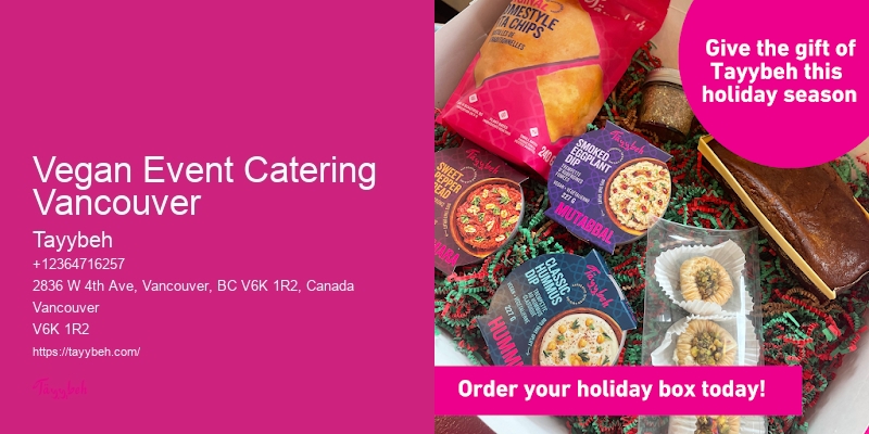 Breakfast Buffet Catering Vegan Event Catering Vancouver