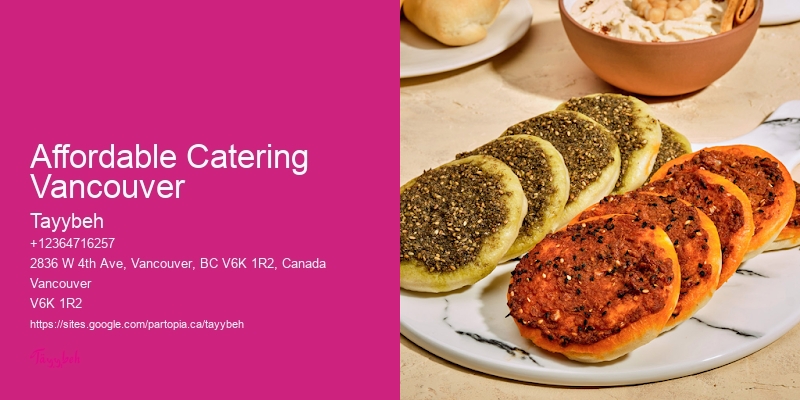 Affordable Catering Vancouver Meeting Catering Services