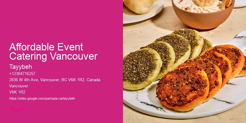 Top-Rated Caterers Affordable Event Catering Vancouver