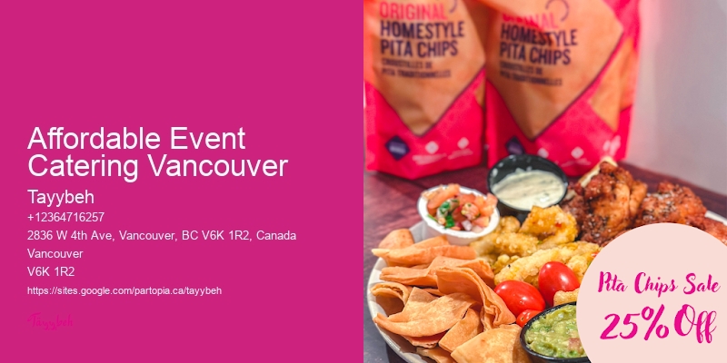 Middle Eastern Halal Catering Affordable Event Catering Vancouver