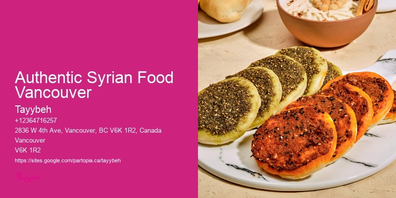 Elegant Wedding Catering Authentic Syrian Food Vancouver