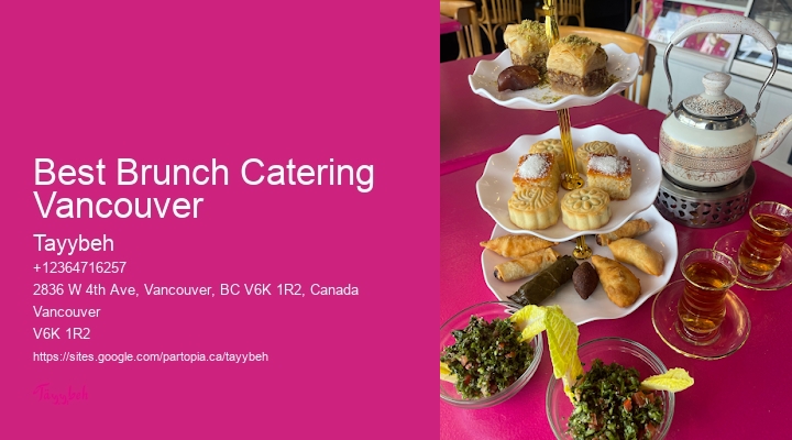 Best Brunch Catering Vancouver Catering for Weddings