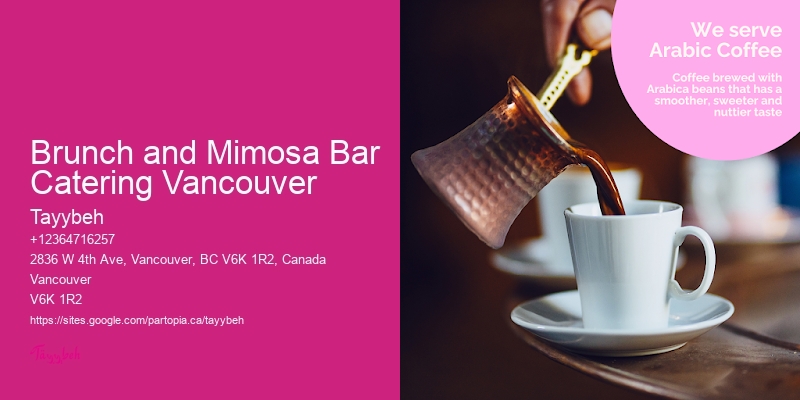 Gourmet Meal Delivery Brunch and Mimosa Bar Catering Vancouver