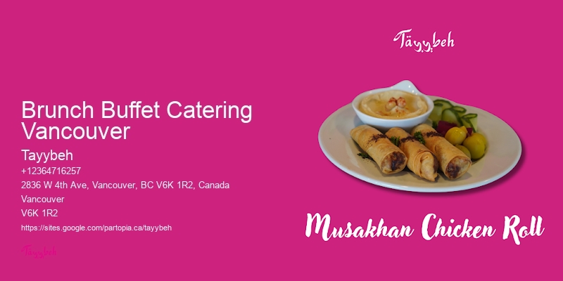 Local Organic Catering Brunch Buffet Catering Vancouver
