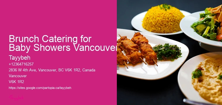Last-Minute Office Catering Brunch Catering for Baby Showers Vancouver