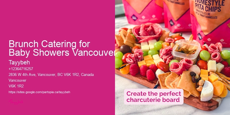 Catering For Special Events Brunch Catering for Baby Showers Vancouver