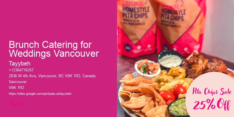 Event Lunch Catering Companies Brunch Catering for Weddings Vancouver