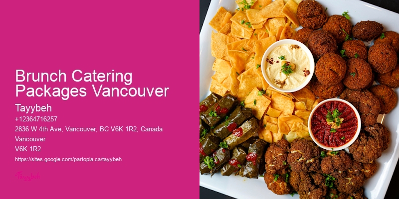 Event Catering for Conferences Brunch Catering Packages Vancouver