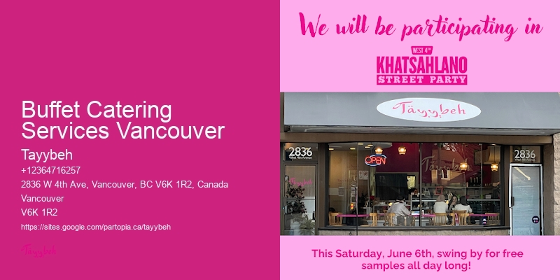 Halal Catering for Special Occasions Buffet Catering Services Vancouver