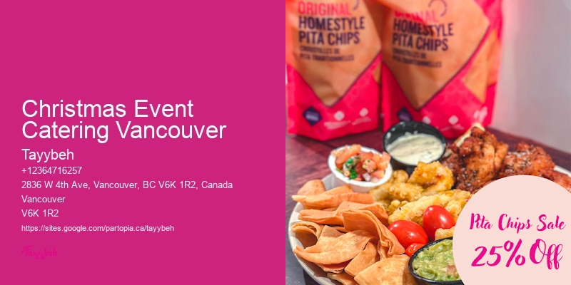 Christmas Event Catering Vancouver Holiday Catering