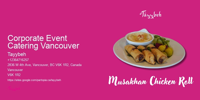 Social Enterprise Catering Corporate Event Catering Vancouver